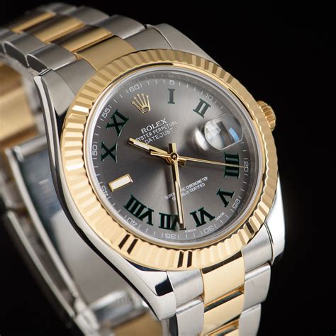 two tone rolex date just